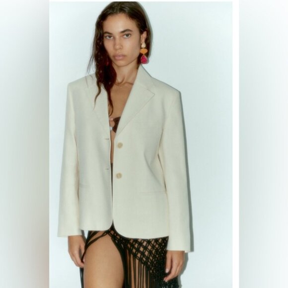 Zara Colorful triple Stone Drop Earrings NWT - Picture 2 of 5